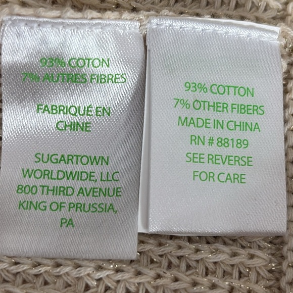 Lilly Pulitzer Dulce Knit Fringed Hem Tank Top in Heathered Sand Dune - Medium - Picture 6 of 7